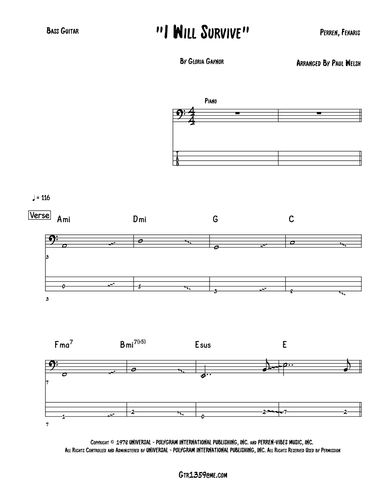 I Will Survive (arr. P Welsh)