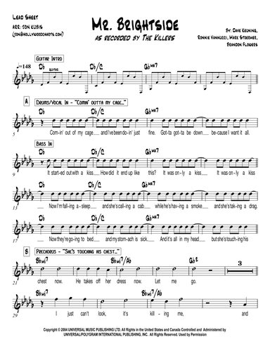 Mr. Brightside (arr. Jon Kubis)