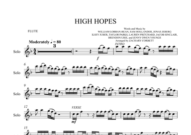 High Hopes (arr. Zachary Corbett)