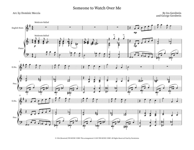Someone To Watch Over Me (arr. Dominic Meccia)