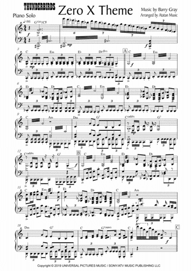Thunderbirds (arr. Atatan Music)