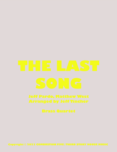 The Last Song (arr. Jeff Tincher)