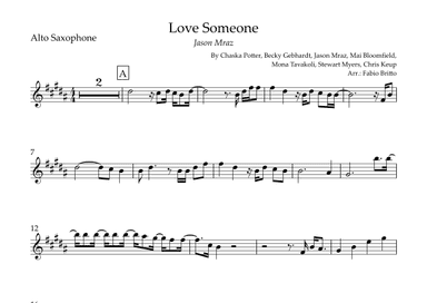 Love Someone (arr. Fabio Britto)