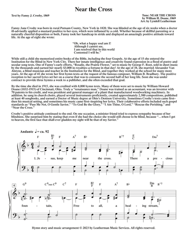 Near the Cross (arr. Lyndell Leatherman)