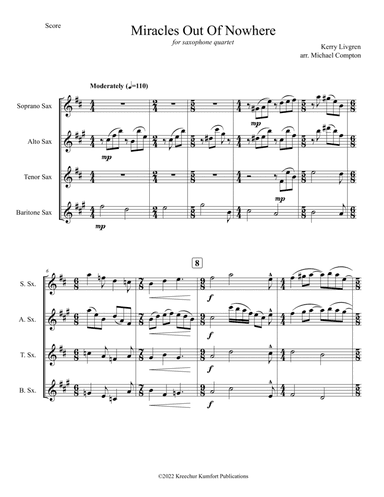 Miracles Out Of Nowhere (arr. Michael Compton)