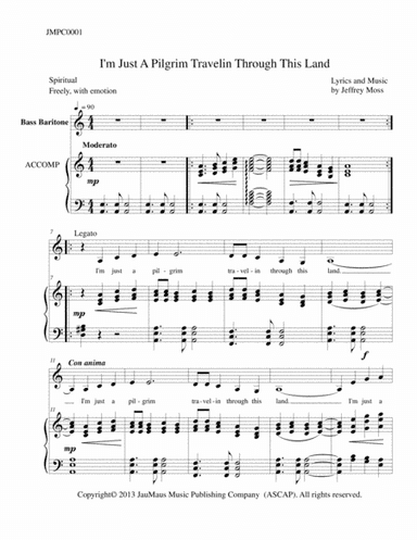 I'm Just a Pilgrim Travelin Through This Land