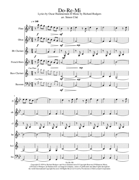 Do-Re-Mi (arr. Simon Cote)