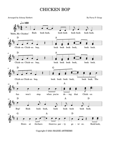 Chicken Bop (arr. Johnny Herbert)