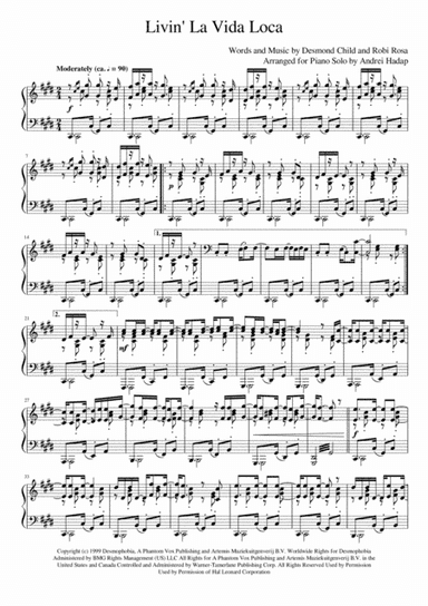 Livin' La Vida Loca (arr. Andrei Hadap)