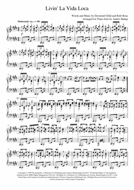 Livin' La Vida Loca (arr. Andrei Hadap)
