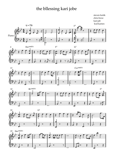 The Blessing (arr. ezequiel zeferino)