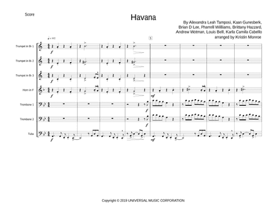 Havana (original) (arr. Kristin Monroe)