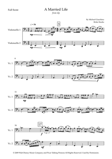 Married Life (arr. Fabio Britto)