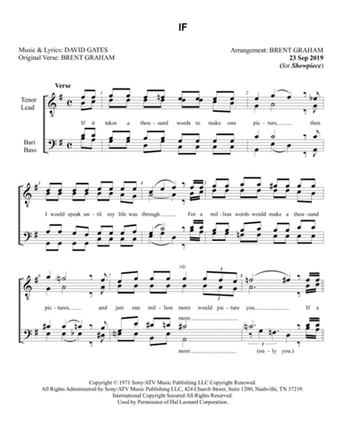 If (arr. Brent Graham)