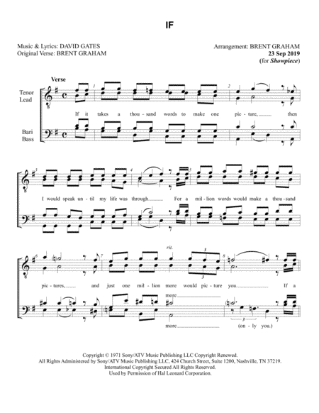 If (arr. Brent Graham)