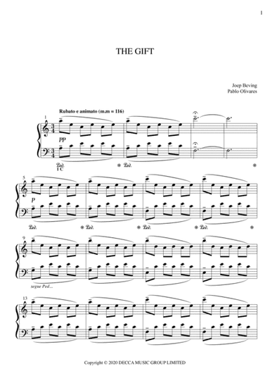 The Gift (arr. Pablo Olivares)
