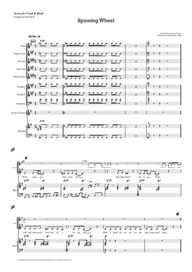 Spinning Wheel (arr. Popnroll 1976)