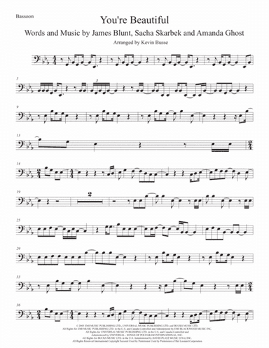 You're Beautiful (arr. Kevin Busse)