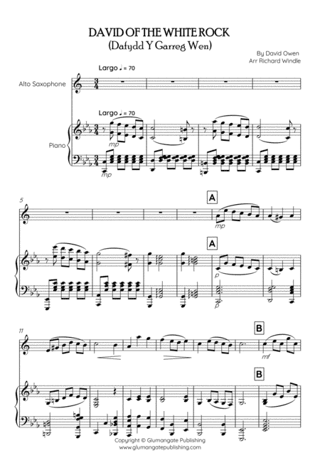 David of the White Rock (arr. Richard Windle)