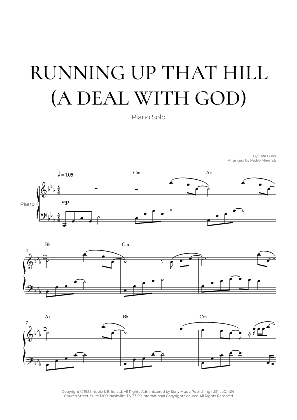 Running Up That Hill (arr. Pedro Merendi)
