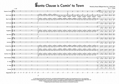Santa Claus Is Comin' To Town (arr. L. Crane)