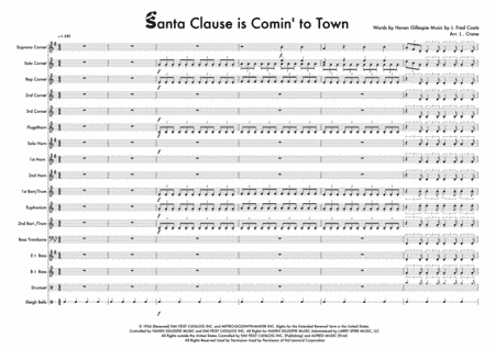Santa Claus Is Comin' To Town (arr. L. Crane)