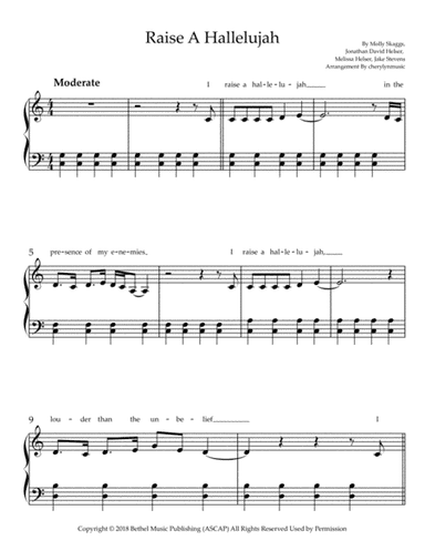 Raise A Hallelujah (arr. Cherylynmusic)