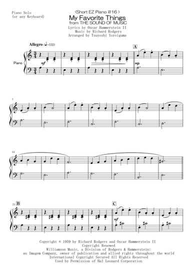 My Favorite Things (arr. Tsuyoshi Yoroiguma)