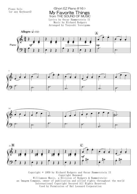 My Favorite Things (arr. Tsuyoshi Yoroiguma)