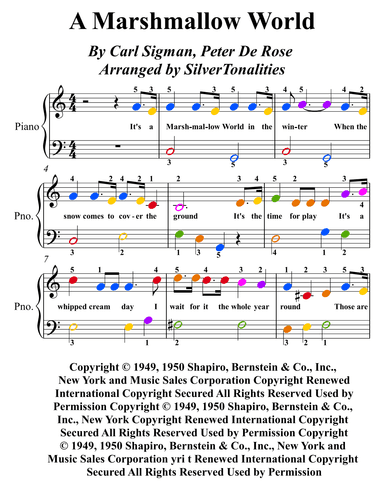 A Marshmallow World (arr. SilverTonalities)