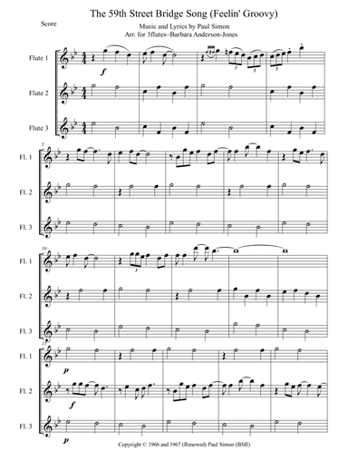 The 59th Street Bridge Song (feelin' Groovy) (arr. Barbara Anderson-Jones)