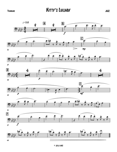 Kitty's Lullaby - Trombone