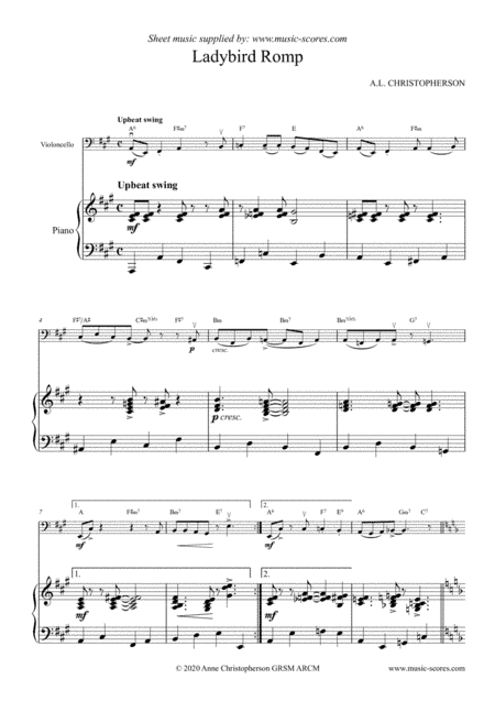 Ladybird Romp - Cello & Piano