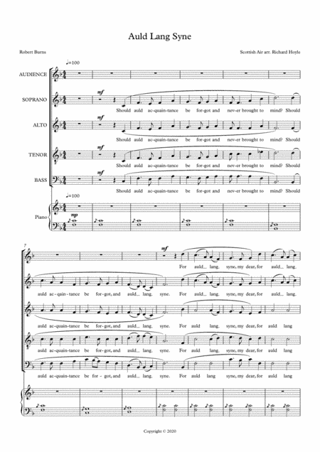 Auld Lang Syne (arr. Richard Hoyle)