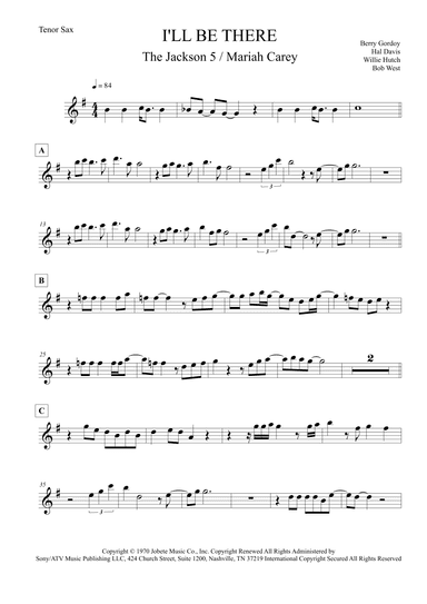 I'll Be There (arr. Leo Silva)