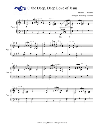 O the Deep, Deep Love of Jesus (arr. Sandy McIntire)