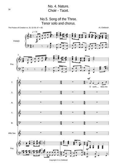 Song of the Three (from Songs of Hope and Creation)
