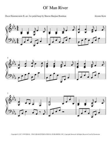 Ol' Man River (arr. Sharon Hanjian Rondeau)