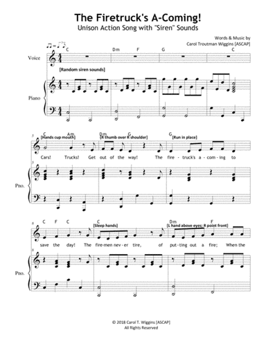 The Firetruck's A-Coming!