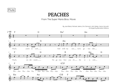 Peaches (arr. Benzaiten Editions)