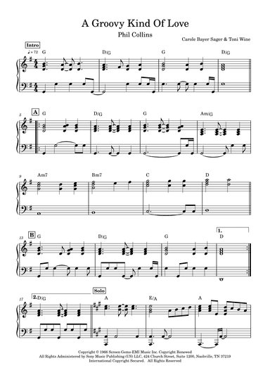 A Groovy Kind Of Love (arr. Anacrusa)