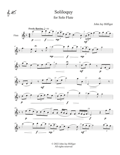 Soliloquy for Solo Flute