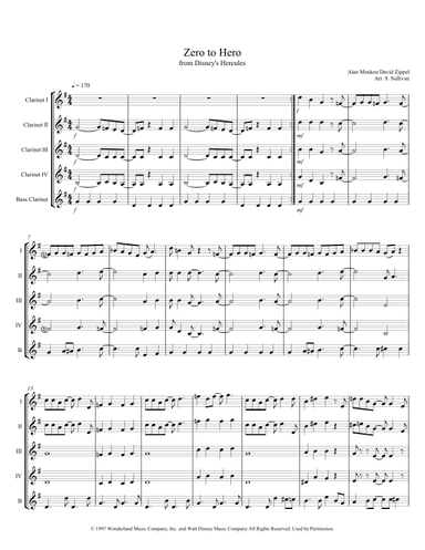 Zero To Hero (arr. Sean Sullivan)