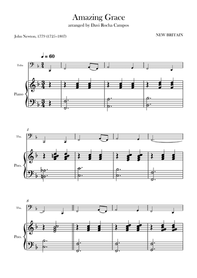 Amazing Grace (arr. Davi Rocha Campos)