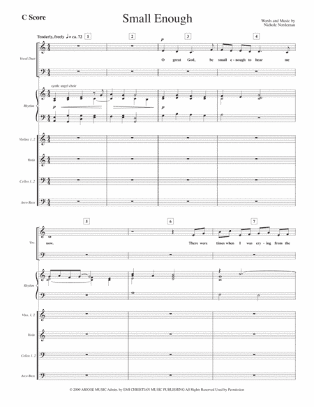 Small Enough (arr. Lyndell Leatherman)