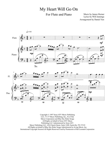 My Heart Will Go On (Love Theme from Titanic) (arr. Dreamusik Music Productions)