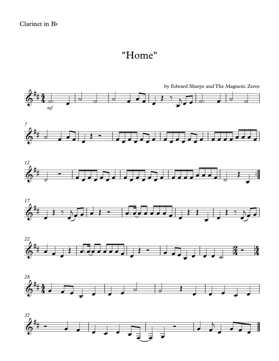 Home (arr. SongBird Music)