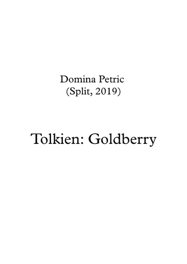 Tolkien´s Goldberry