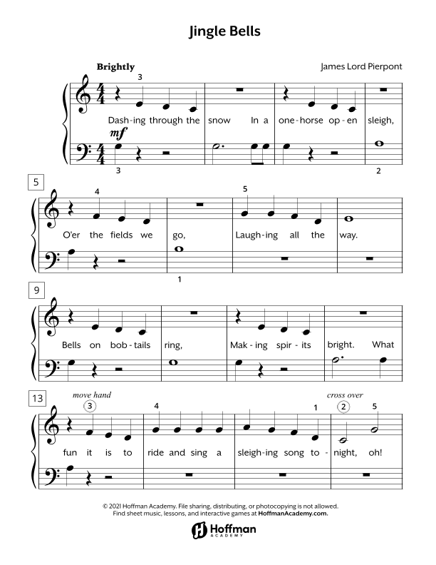 Jingle Bells (arr. Joseph Hoffman, Hoffman Academy)
