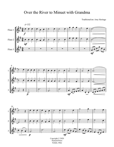 Over the River to Minuet with Grandma (arr. Amy Heritage)